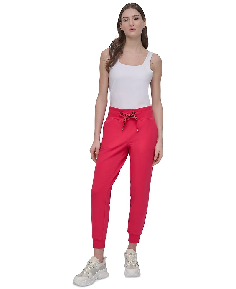 Dkny Sport Women's Logo-Drawstring High-Rise Joggers