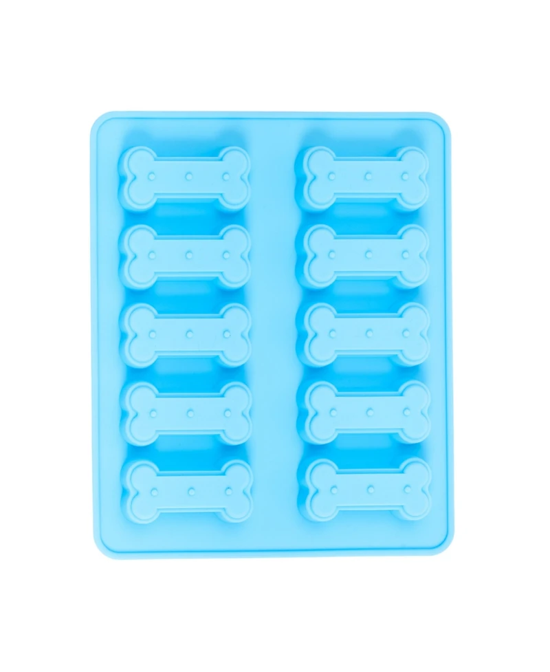 Country Living Bone-Shaped Silicone Baking Tray (10-Cavity Mold) – for Dog Treats
