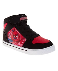 Spider-Man Little and Big Boys High Top Sneakers