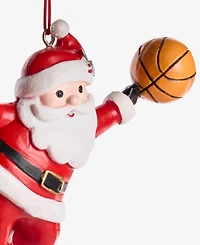 Holiday Lane Sports Basketball Santa Ornament, Macy's Exclusive