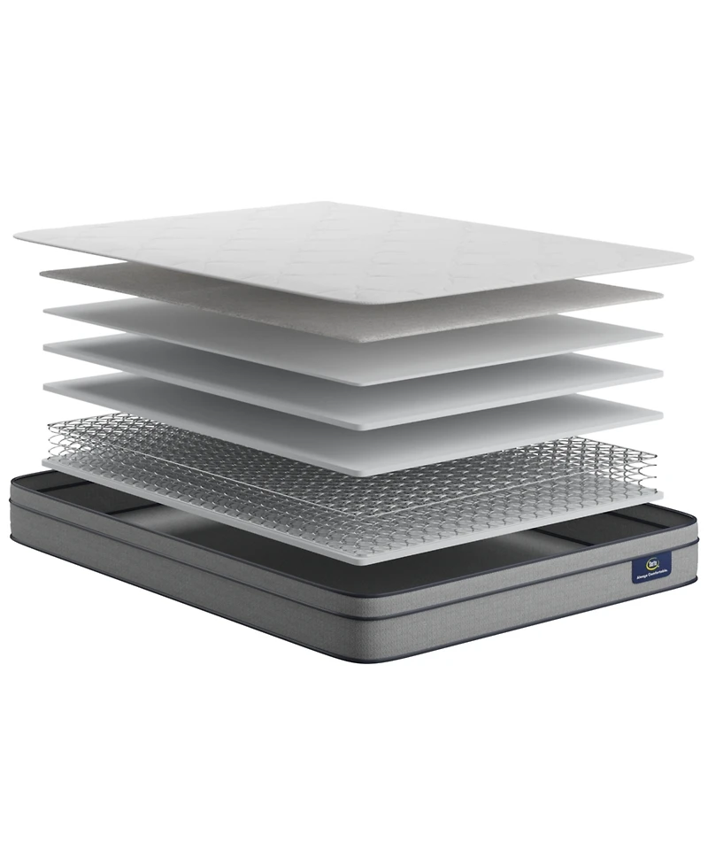 Closeout! Serta Flowering Cherry 8" Plush Euro-Top Mattress