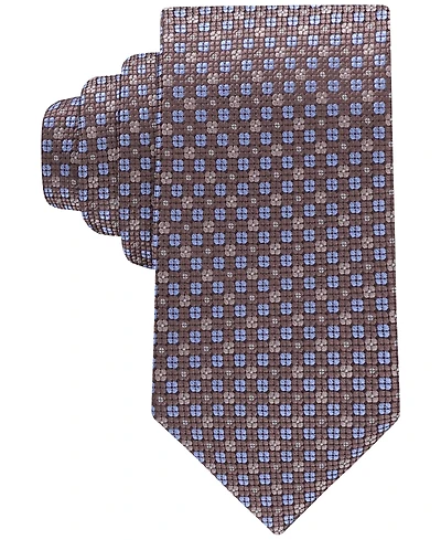 Tommy Hilfiger Men's Paris Square-Pattern Tie