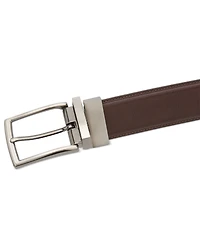 Perry Ellis Portfolio Men's Shiny Reversible Belt