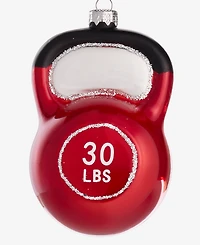 Holiday Lane Sports Glass Kettlebell Ornament, Macy's Exclusive
