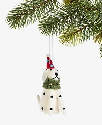 Holiday Lane Tiny Tidings Felted Dog with Hat Ornament, Macy's Exclusive