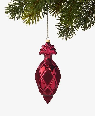 Holiday Lane Berry Tones Red Bauble Ornament, Macy's Exclusive