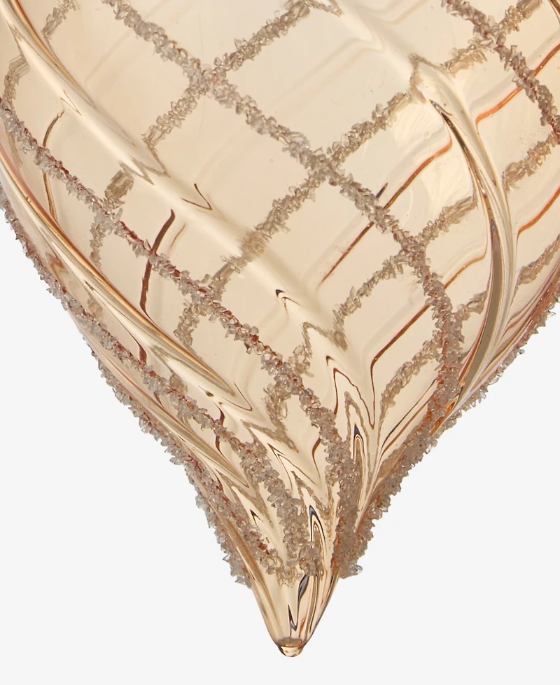 Holiday Lane Berry Tones Glass Drop Twist Ornament, Macy's Exclusive