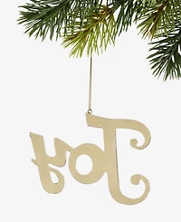 Holiday Lane Blessed Joy Gold-Tone Ornament, Macy's Exclusive