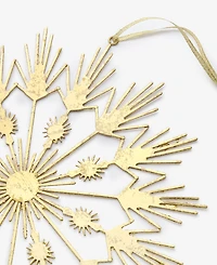 Holiday Lane Enchanted Forest Gold Starburst Ornament, Macy's Exclusive