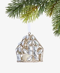 Holiday Lane Jeweled Classics Iron House Ornament, Macy's Exclusive