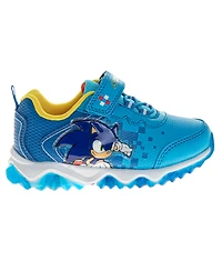 Sega Sonic the Hedgehog Toddler Boys Light Up Sneakers