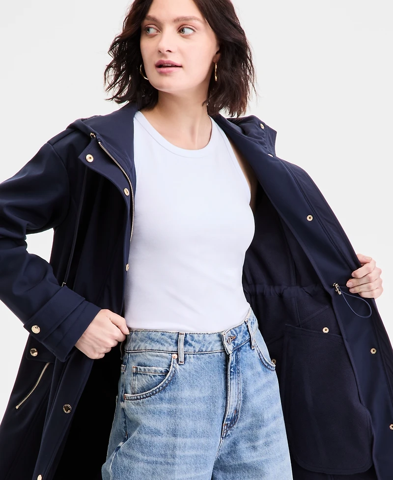 Michael Kors Women's Hooded Anorak Softshell Coat