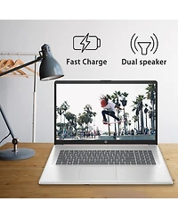 Hp Essential 17.3" Daily Traditional Laptop Intel Core i3 N305 8GB Ram Intel Uhd Graphics 512GB Ssd Storage Windows 11 Home Hd+ 60Hz - Rose