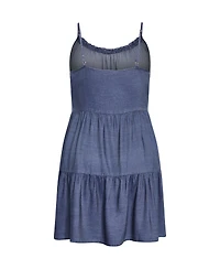 City Chic Women's Plus Sweet Tiers Mini Dress