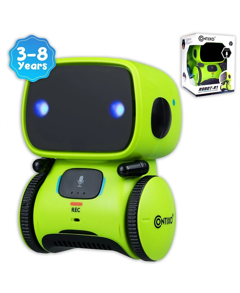 Contixo R1 Interactive Robot Toy, Voice Control, Dancing, Singing, Ages 3-8