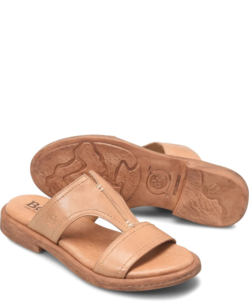 Born Women's Remo Round Toe Flat Sandals