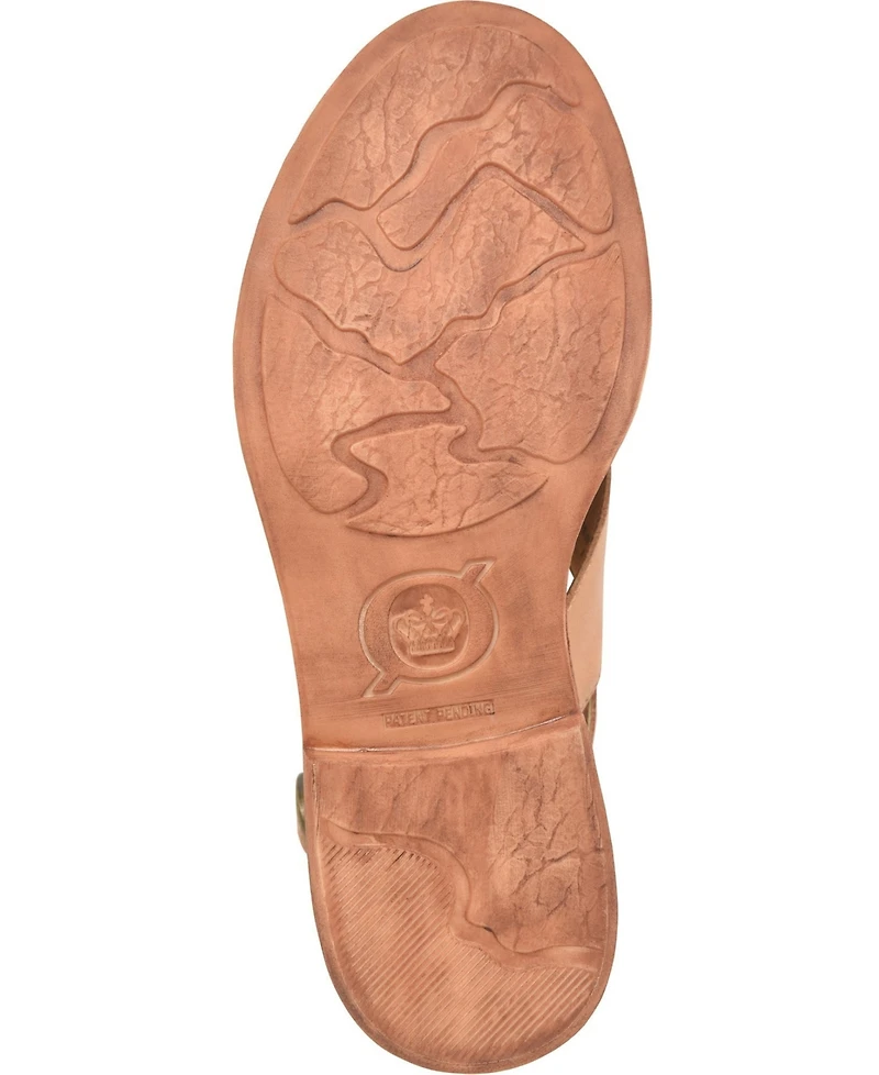 Born Women's Remy Round Toe Flat Sandals