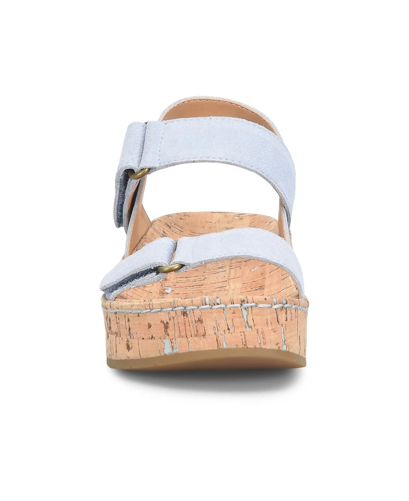 Born Women's Sloan Round Toe Wedge Sandals