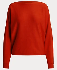 Lauren Ralph Lauren Women's Cotton-Blend Dolman-Sleeve Sweater