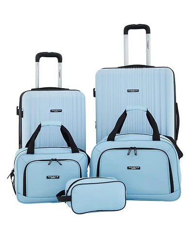 Travelers Club 5-Piece Velocity Expandable Rolling Hardside Luggage Set