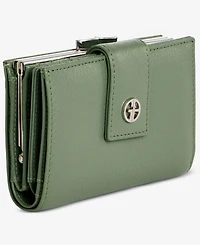 Giani Bernini Softy Leather Framed Colorblock Wallet, Created for Macy's
