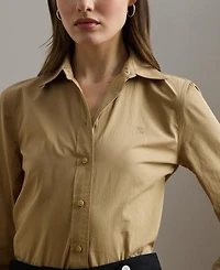 Lauren Ralph Women's Featherweight Cotton Shirt