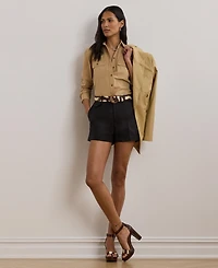Lauren Ralph Lauren Women's Relaxed-Fit Featherweight Cotton Shirt