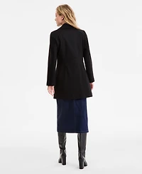 Anne Klein Women's Double-Breasted Peacoat, Exclusively at Macy's