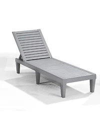 Adjustable & Waterproof Outdoor Patio Chaise Lounge Chairs - 1-Count