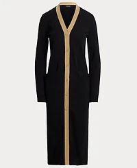 Lauren Ralph Women's Two-Tone Cotton-Blend Cardigan