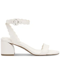 On 34th Women's Pathina Scalloped Block Heel Sandals