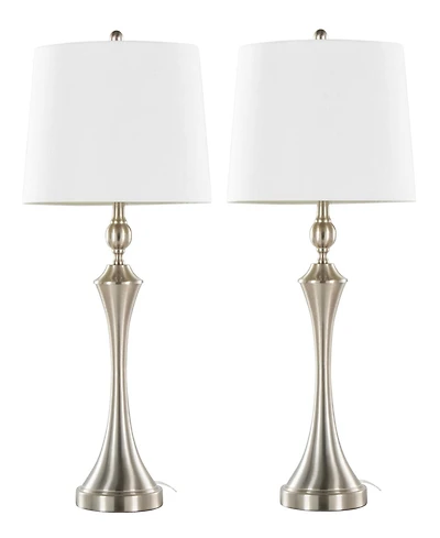 Lumisource 30" Metal Flint Table Lamp, Set of 2