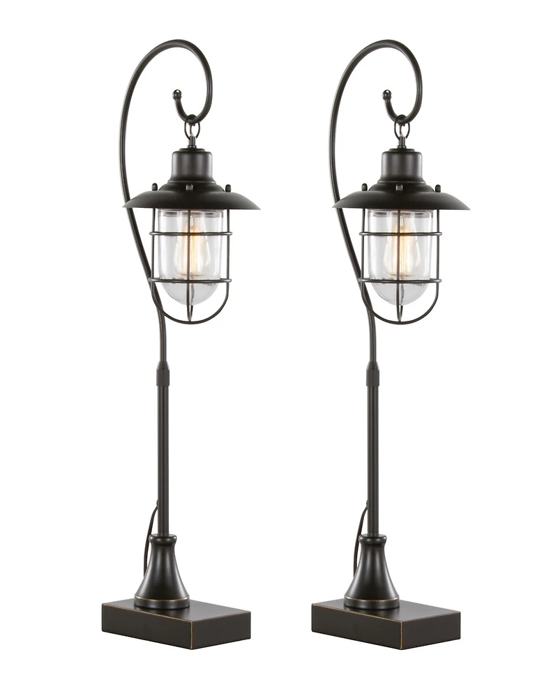 Lumisource 33" Metal Landen Contemporary Task Lamp, Set of 2
