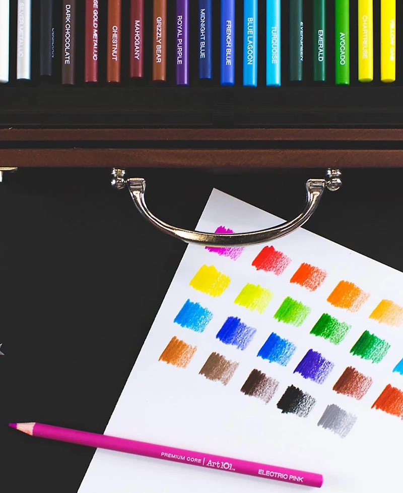 Art 101 Deluxe Art Doodle Wood Art Set, 168 Piece