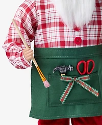 Holiday Lane Heritage Caucasian Artist Santa, Macy's Exclusive