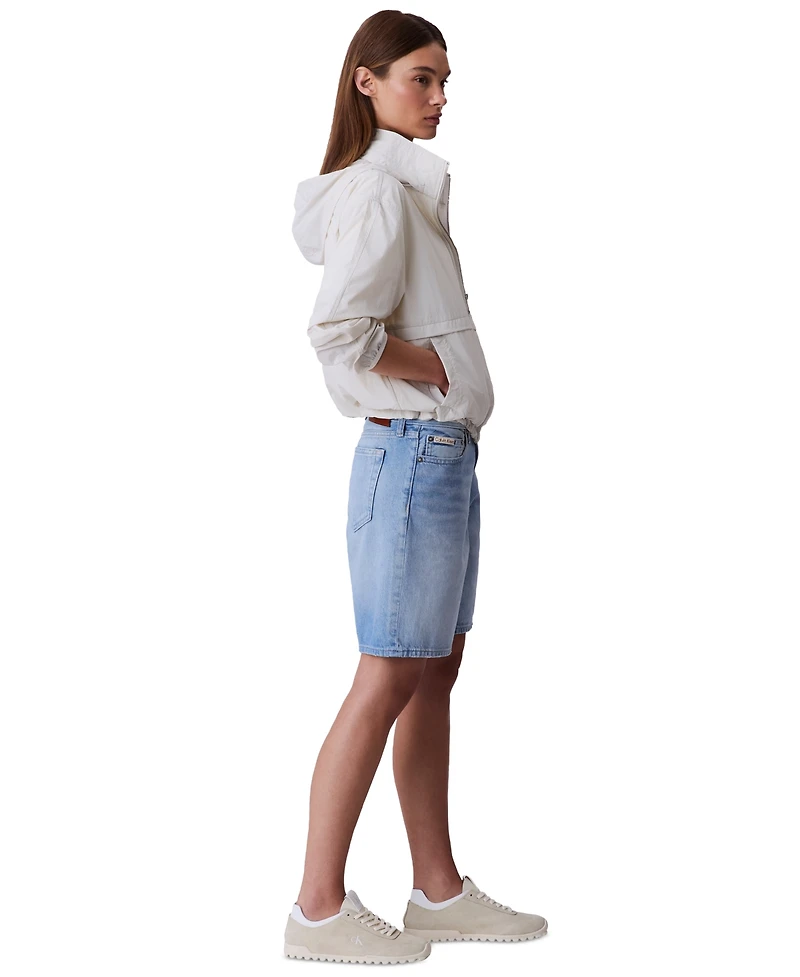 Calvin Klein Jeans Women's Relaxed Denim Bermuda Shorts