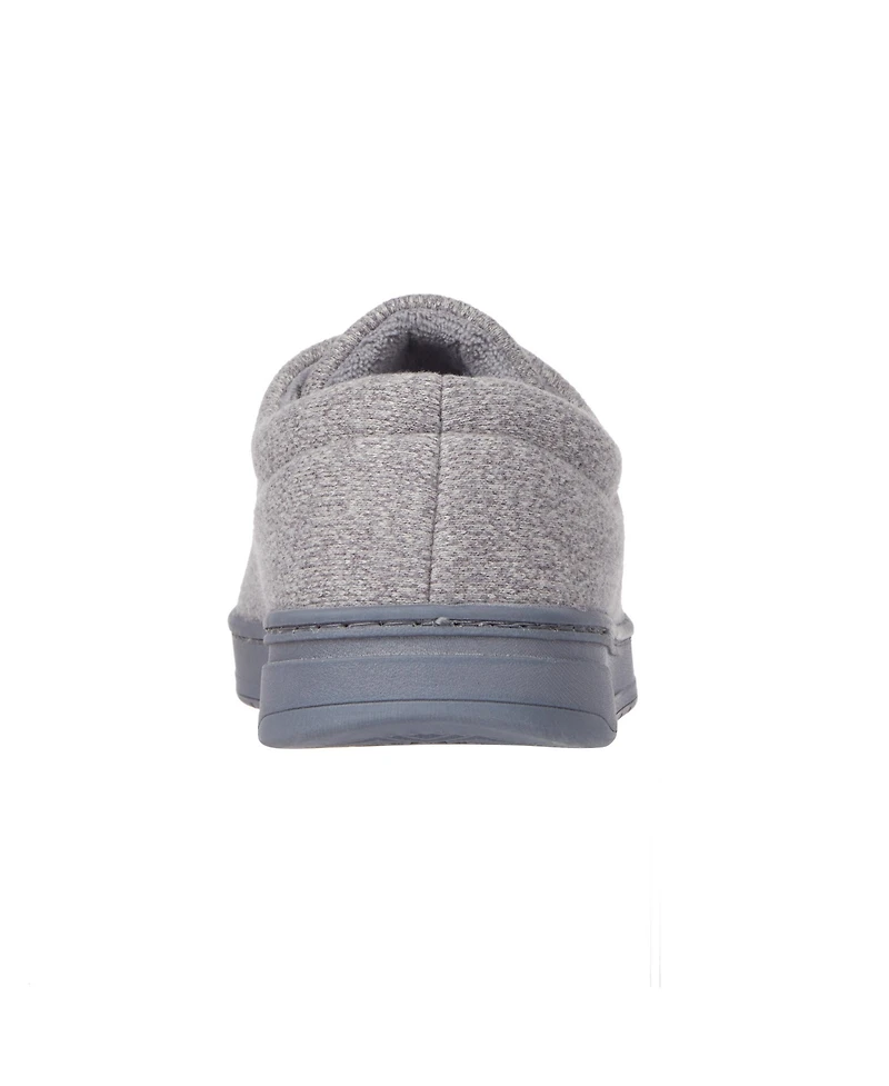 Isotoner Men's Heathered Knit Brady Closed Back Slippers