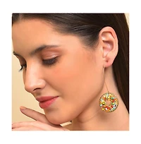 Sohi Women's Bead-Cluster Drop Earrings