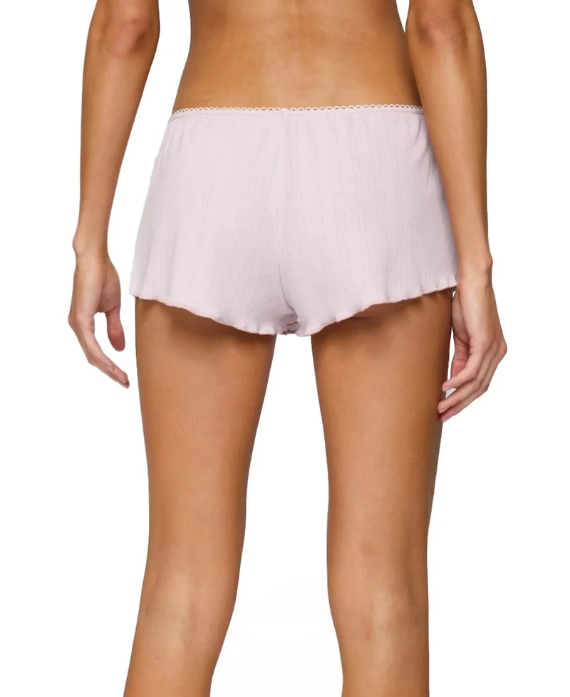 Edikted Women's Sephi Lacey Pointelle Shorts