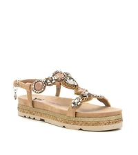 Women's Flat Suede Sandals By Xti