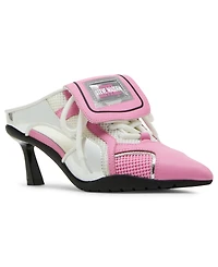 Steve Madden Women's Shevron Kitten-Heel Sport Dress Mules
