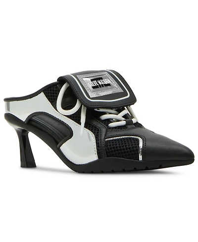 Steve Madden Women's Shevron Kitten-Heel Sport Dress Mules