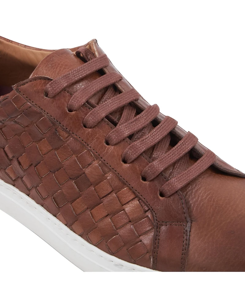 Bruno Magli Men's Beto Woven Lace Up Sneakers