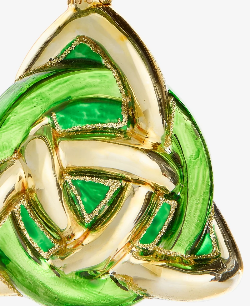 Holiday Lane Around the World Glass Trinity Ornament, Exclusively at Macy's