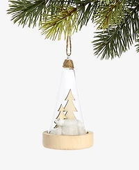 Holiday Lane Tree and Polar Bear Ornament, Macy's Exclusive