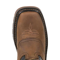 Georgia Boot Kids Carbo-Tec Lt Pull-On Saddle