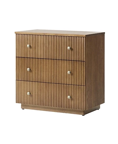Sara 3-Drawer Nightstand