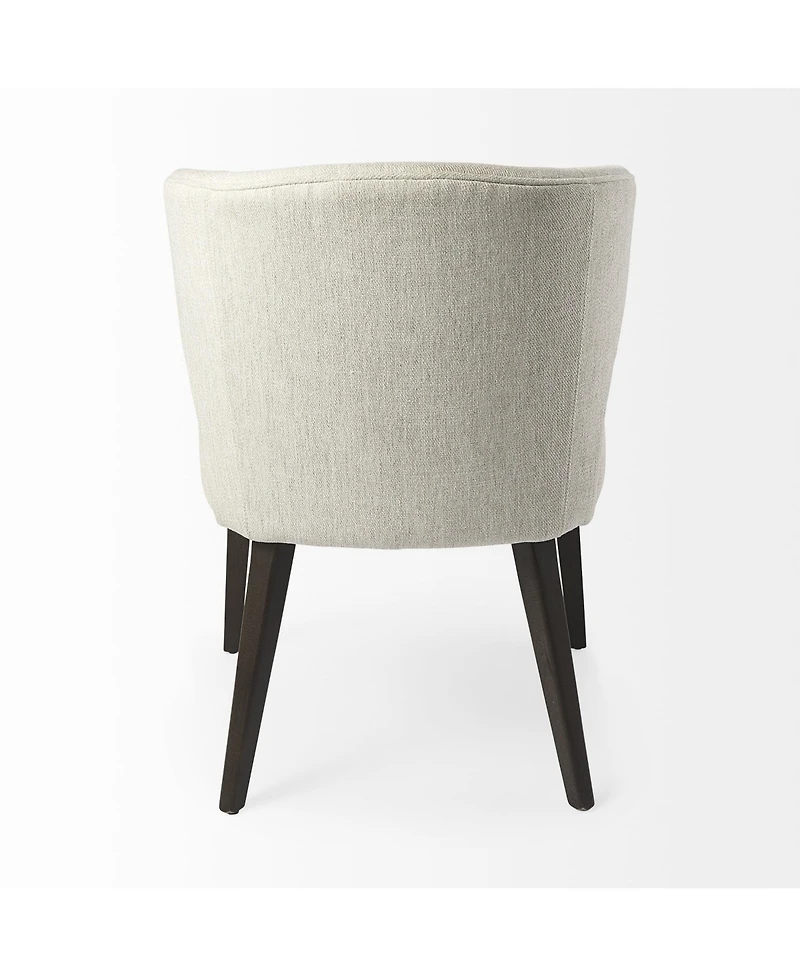 Upholstered Wingback Side Chair for Dining Table or Accent Seating