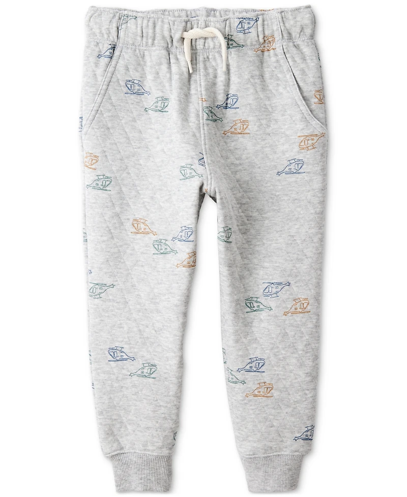 Carter's Toddler Boys 2-Pc. Helicopter Quilted Hoodie & Pants Set