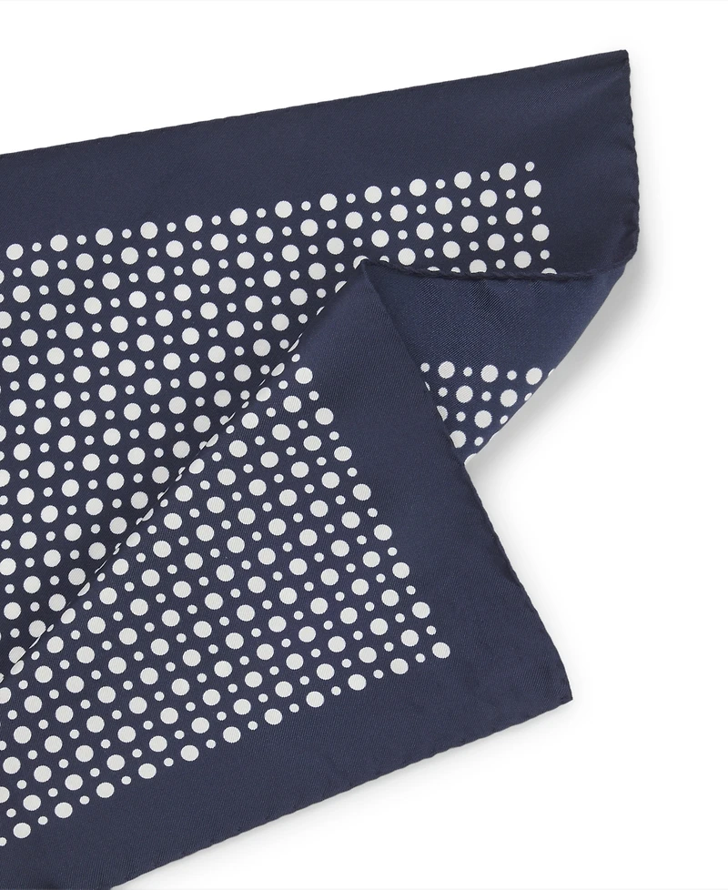 Hugo Boss Beckham x Boss Men's Printed Silk Pocket Square
